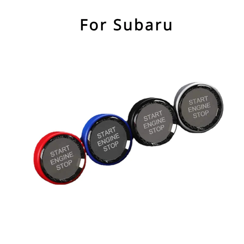 Car Engine Start Stop Button for Subaru Impreza Forester Xv Legacy 2010 Outback Wrx Sti Gc8 Crystal Cover Strikers Accessories