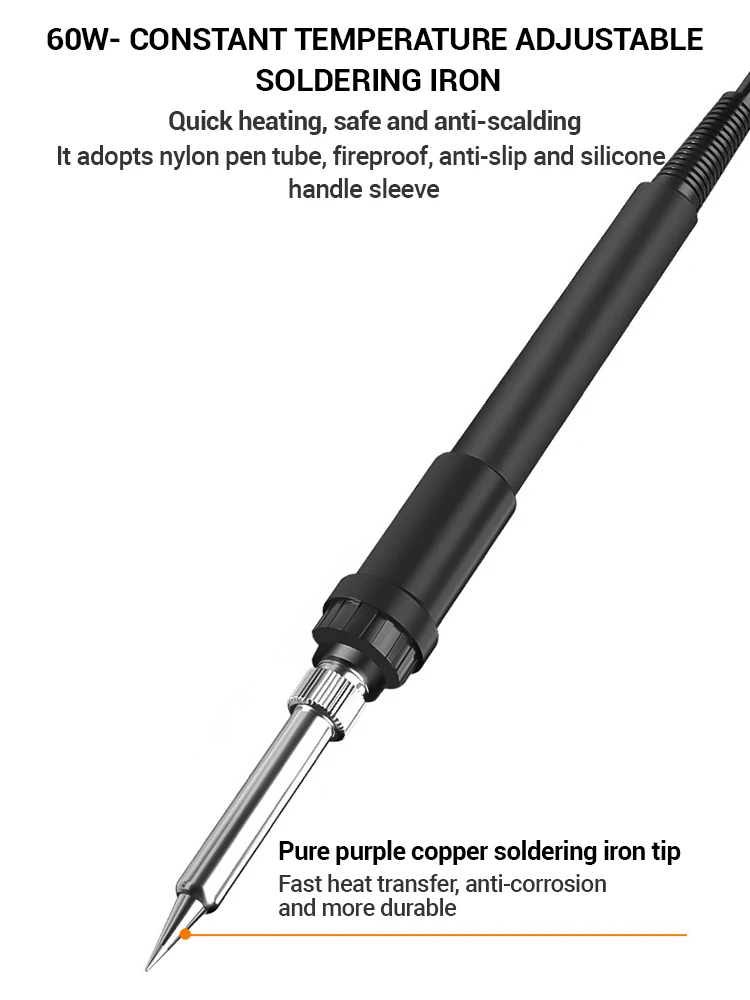 2in1 Solder Station Hot Air Soldering Iron Digital Display Welding Station 8586 SMD Rework Solder Station For BGA PCB IC Repair