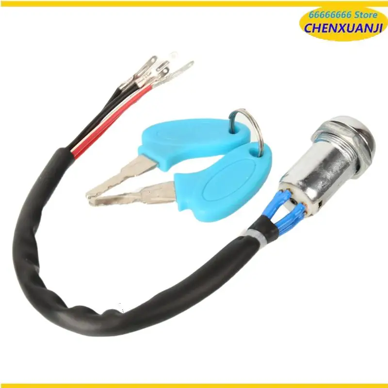 Premium 4 Wire Ignition Key Switch: Perfect Replacement for 2 Stroke Quad Bikes