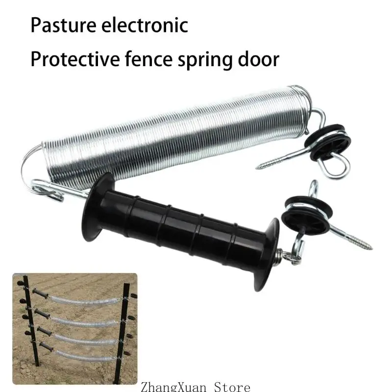Beschichtete Elektrozaun-Torbeschläge aus Stahl mit Gewindebefestigungswellen für Farm 3XUF – Detail 3