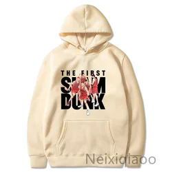 Plus Size Anime SLAM DUNK Hoodie Zipper Sweatshirts Men Women Anime Sakuragi Hanamichi Korean CoupleJackets Autumn Winter Hoodie