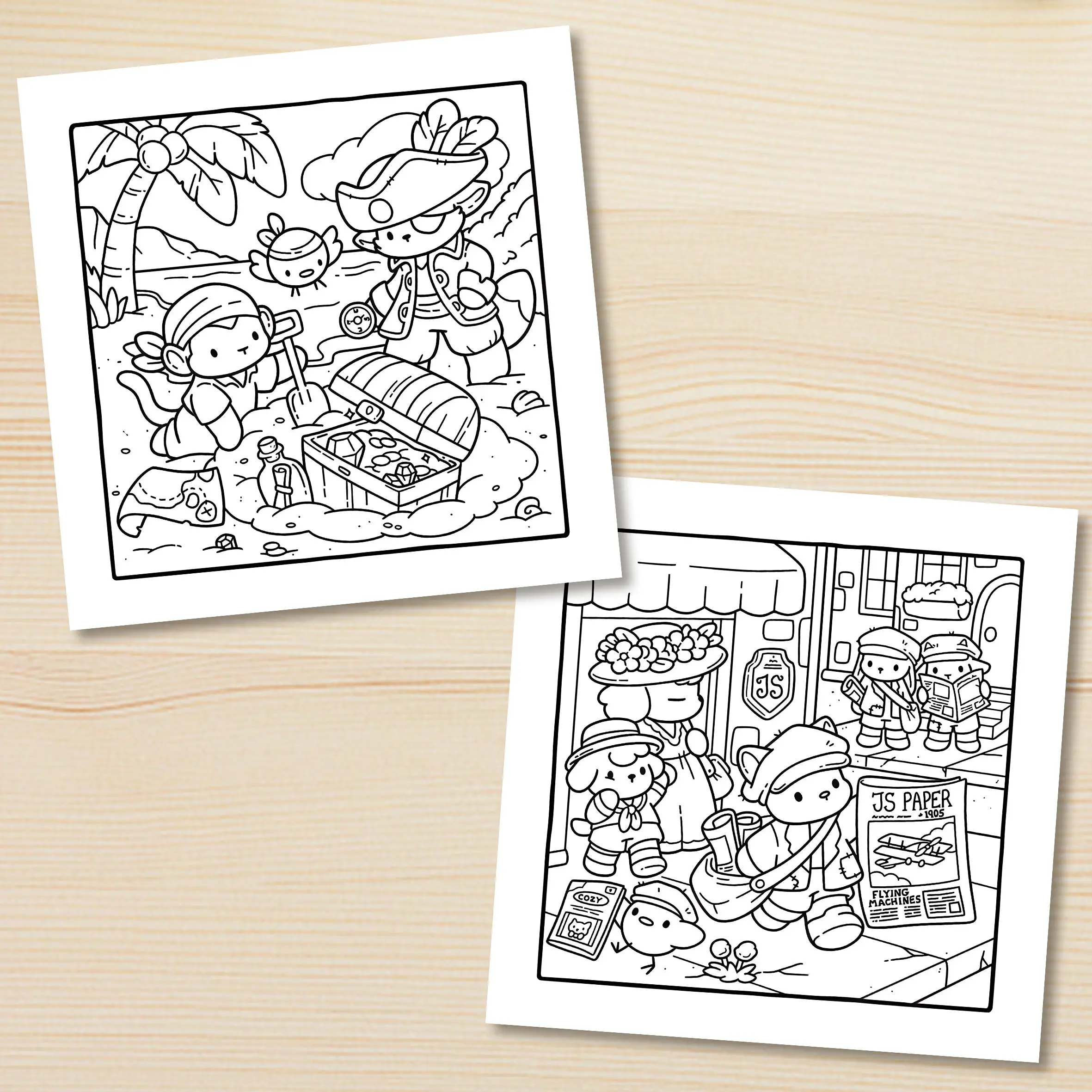 COZY ERAS 2 Bold-easy Patterns Coloring Book for Adults Cute Drawing Book Perfect Gift for Party and Birthday