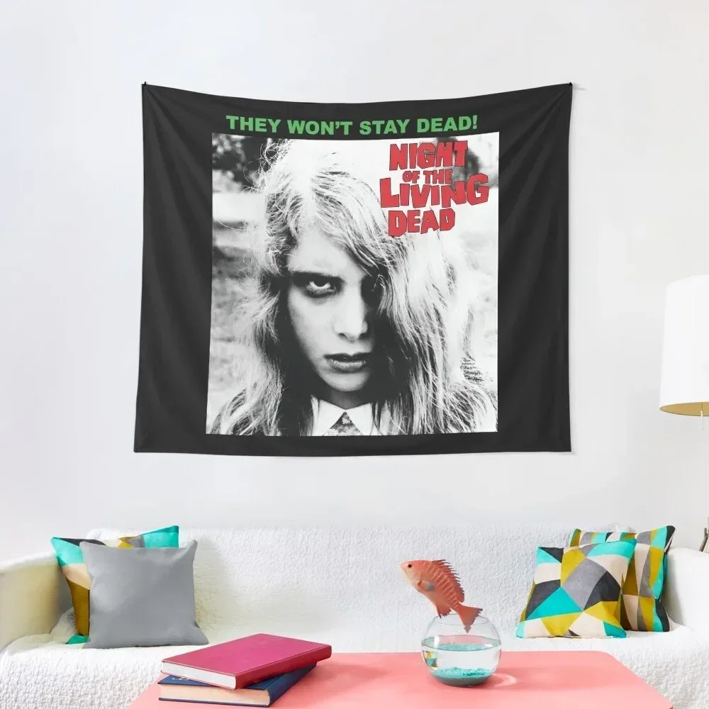 

Night Of The Living Dead - Little Zombie Girl Tapestry Bedrooms Decorations House Decoration Decoration Aesthetic Tapestry