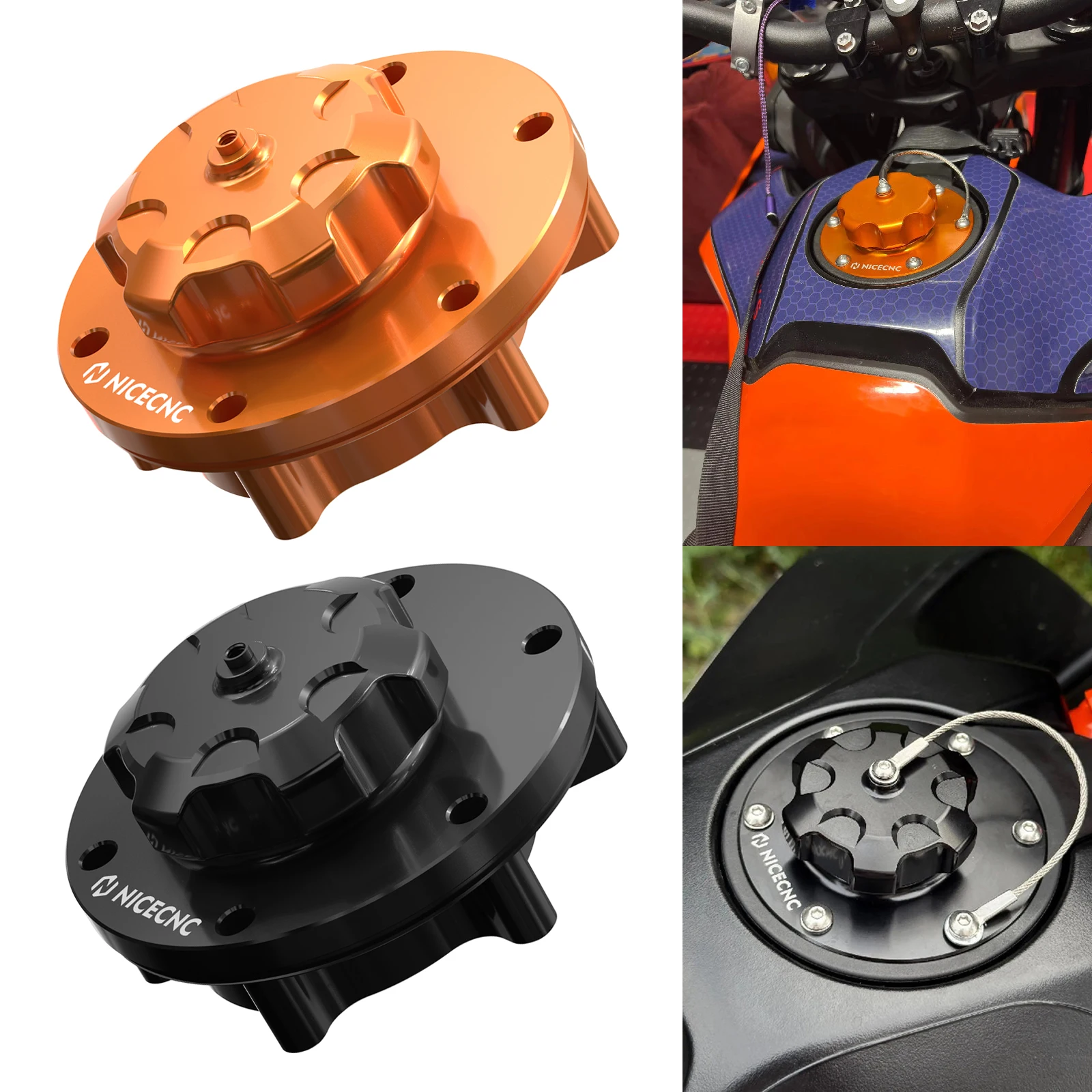 

Motorcycle Fuel Tank Cap Cover Lid Fuel Filler Kit for KTM 790/890 Adventure R/Rally 2019 2020 2021 2022 2023