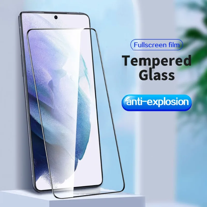 

9H Phone Screen Protector for Samsung Galaxy S24 S23 S20 S21 FE 5G Ultra Plus on The Tempered Glass Protective Film