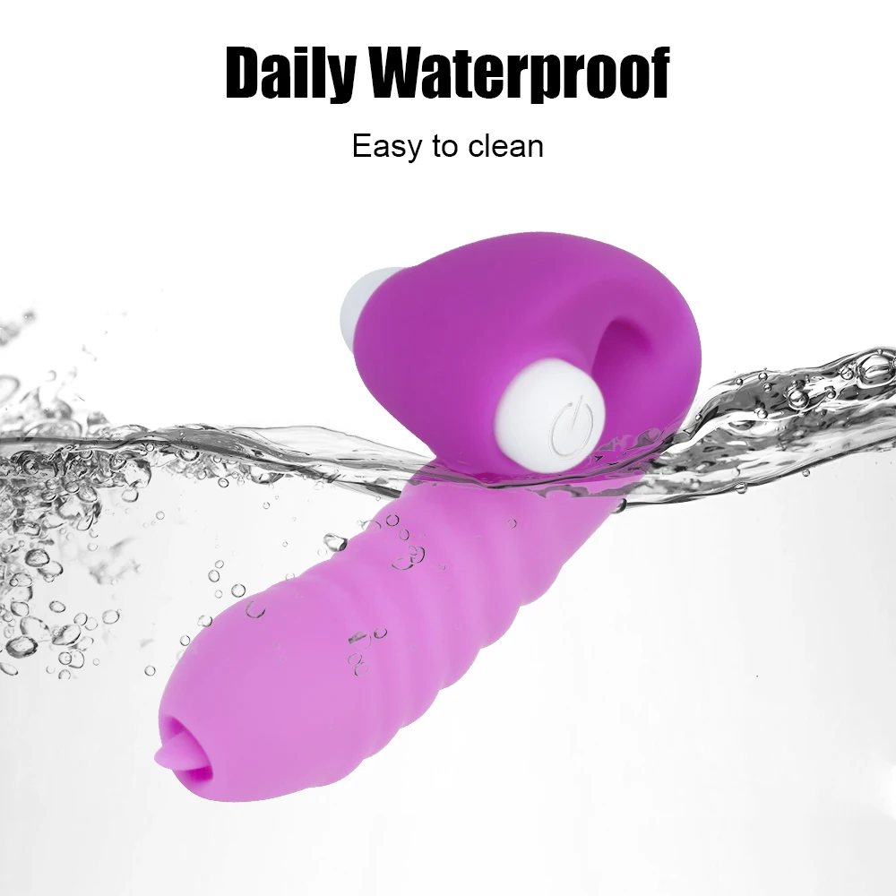 OLO Clitoris Stimulator Vagina Stimulation Sex Toys for Women Erotic Toy Mini Finger Vibrator G-spot Tongue Massager