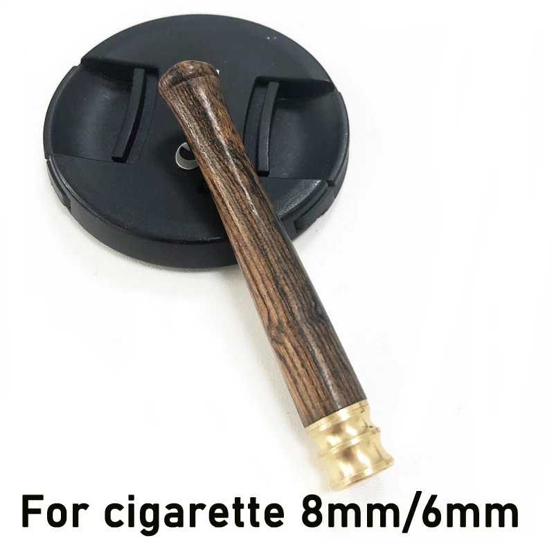 Hot Sale Wooden Creative Tobacco Filter For Thick Thin Portable Cigarette Mouthpiece Washable Reducing Tar Hookah Pipe Men Gifts