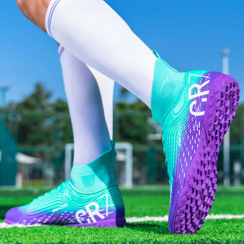 2025 جديد أحذية كرة القدم للرجال أحذية كرة القدم عالية الجودة المراهقين تنفس مباراة المرابط حذاء رياضي أحذية تدريب في الهواء الطلق #5