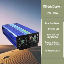 EU Warehouse 10KW 20KW 30KW Pure Sine Wave Inverter 48V DC To AC 110V 220V Transformer Power Converter Wind Solar Inverter