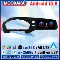 Android 13.0 8G+256G Car GPS Navigation for Volvo V40 2011-2018 Auto Radio Stereo Multimedia Player 10.25