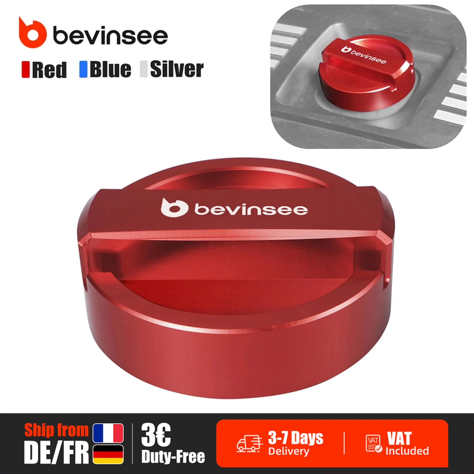 (stock UE) Bouchon de remplissage d'huile moteur compatible avec BMW E46 E36 E90 E60 E30 E92 E87 E91 E39 F30 F20 F31 X5 E53 E70 Z4 E85