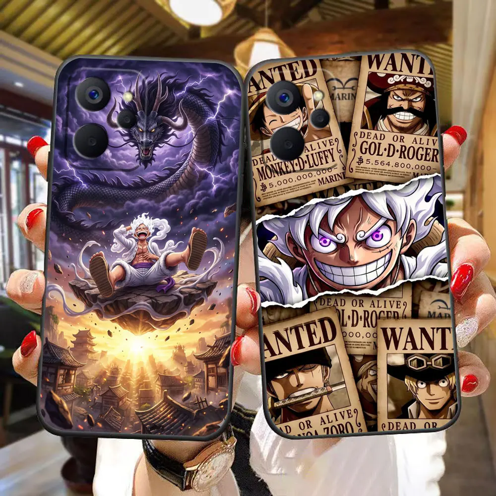 Funda de teléfono One Piece Luffy Gear 5 para OPPO Realme 16 15 15T 14 13 12 11 10 9 9I 8 8I 7 7I Pro Plus, Carcasa DIY
