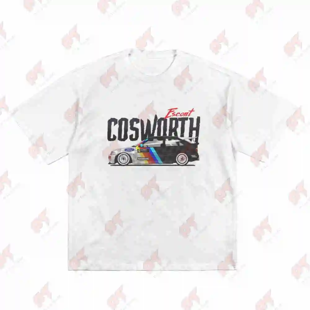Escort RS Cosworth Rallye Classic Short Sleeve Tee 100% Cotton T-Shirt