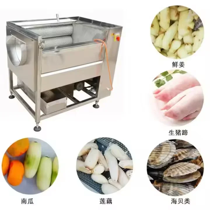 

2025 New Model Potato Washing and Peeling Machine/industrial Fruit and Vegetable Washing Machine