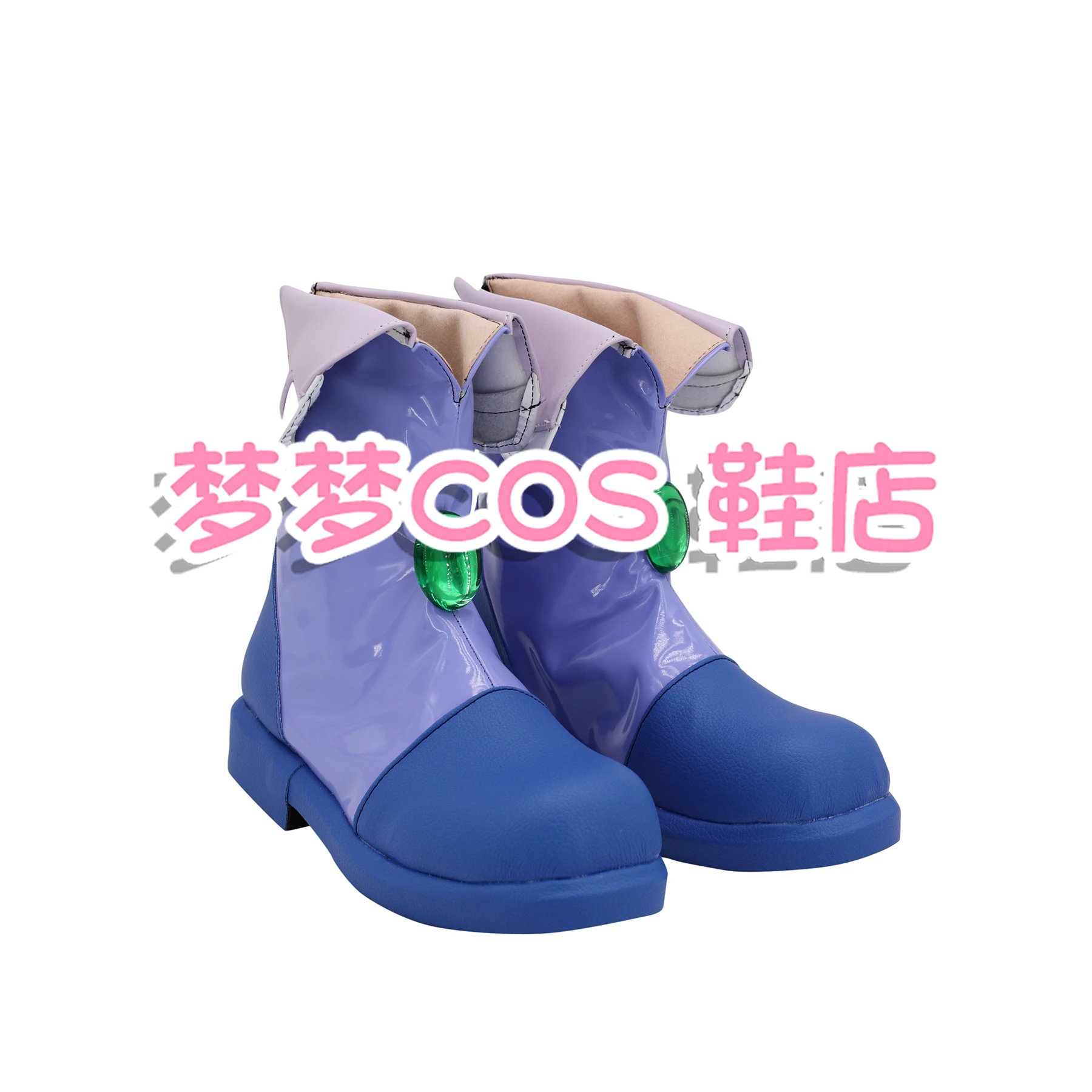 Gyu Fushigi Star Twin Princess Rein Scarpe Cosplay Stivali Halloween Anime Stivali blu