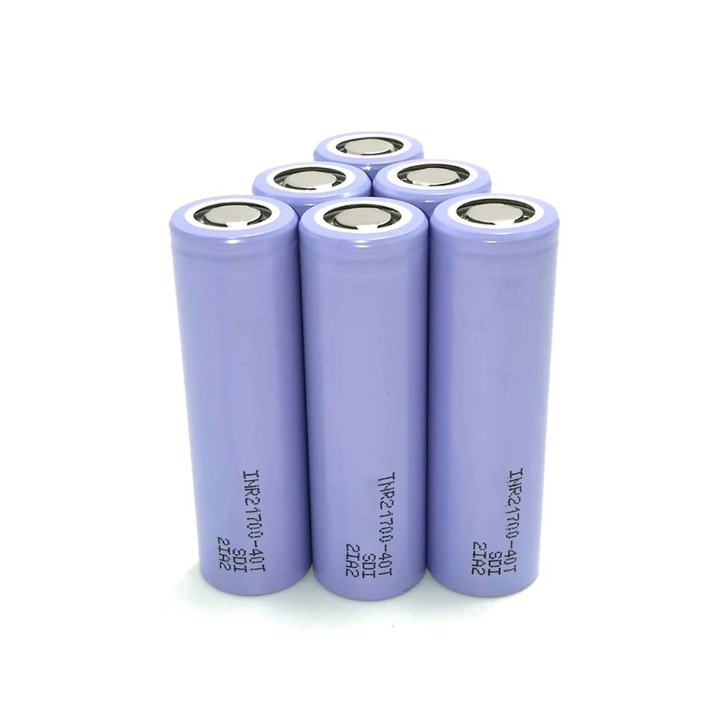 100% oryginalna wysoka pojemność INR21700 4000mah 40T 3.7V 40A rozładowanie akumulatora litowo-jonowego