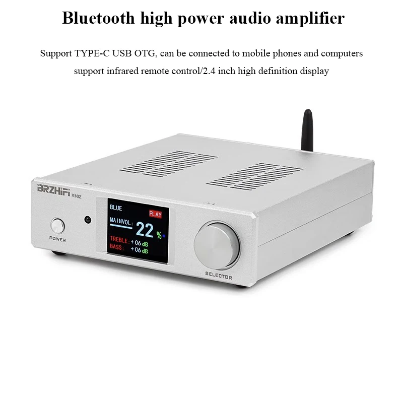 High- Digital o Amplifier TPA 3255 300 W Bluetooth 5.4 QCC 3084 Dual-Band EQ Control Hi Fi Home Theater Studio Sound System