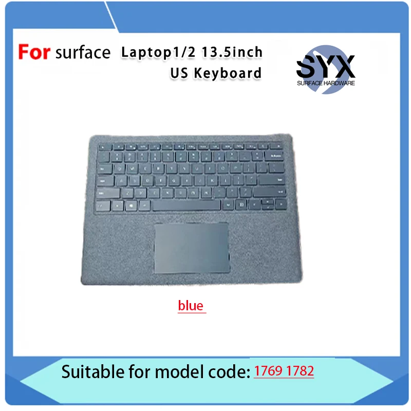 Imagem -02 - Montagem de Teclado para Notebook Microsoft Surface Touchpad Laptop 1769 1782