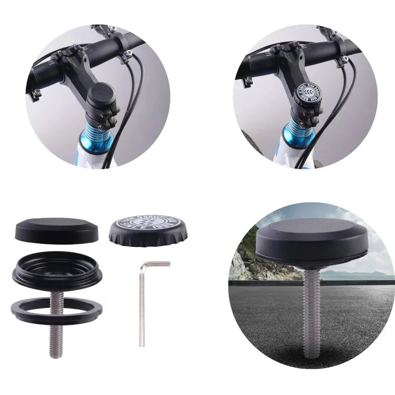 

Tracker Mount Holder Anti-Theft Bike Headset Cap Cover Waterproof Protective Case Accessories for Airtag Storage