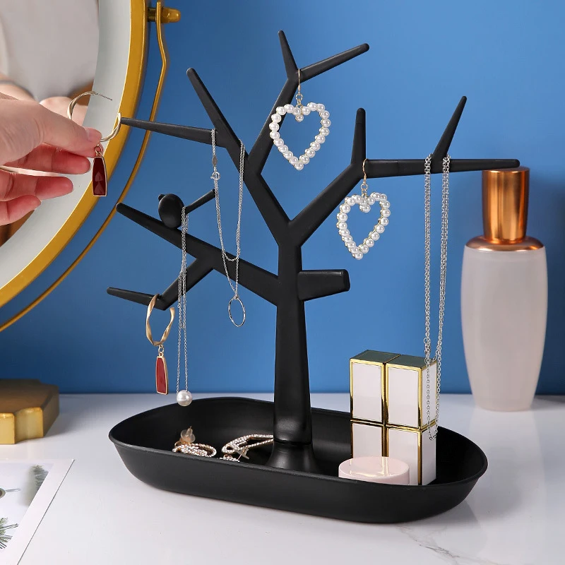 Branch Jewelry Display Stand Earrings Necklace Ring Jewelry Display Tray Tree Storage Racks Organizer Holder Make Up Decoration