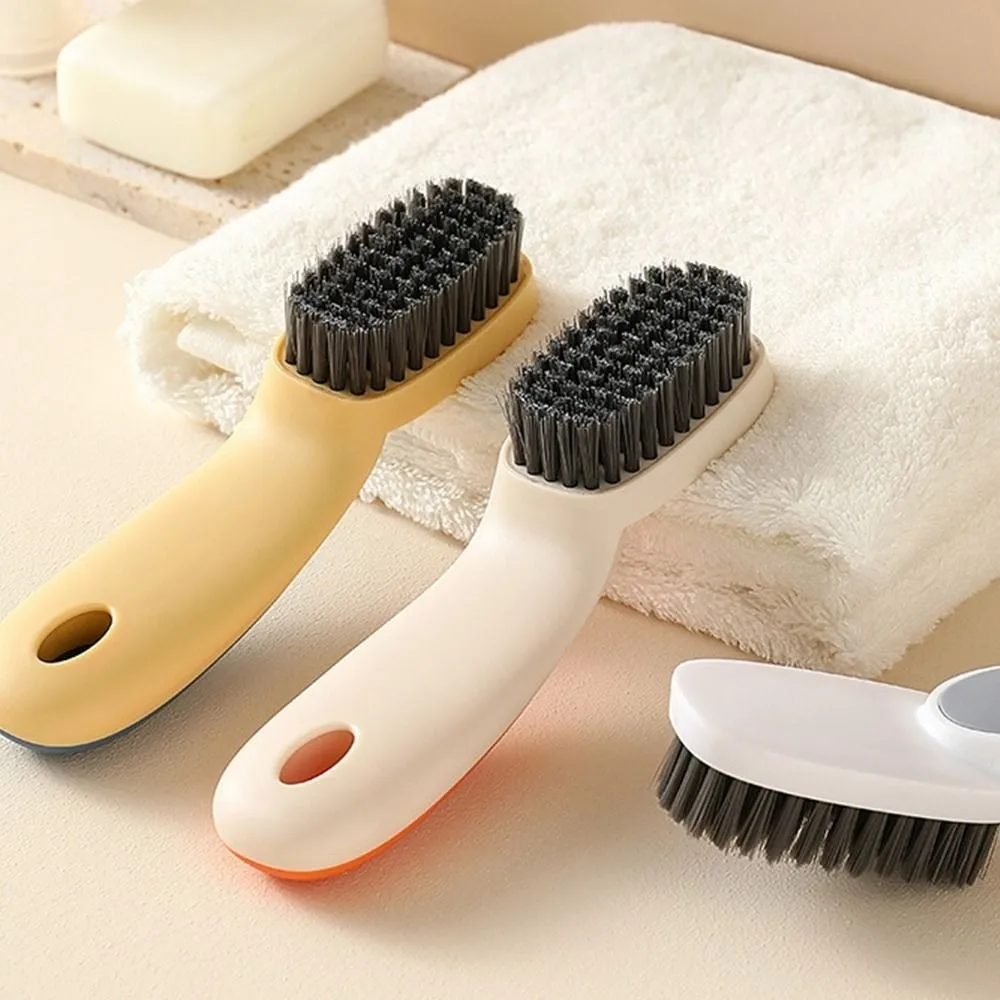 Durable Multifunctional Shoe Brush No Damage Long Handle Clean Brush No Hair Loss Scrub Brush