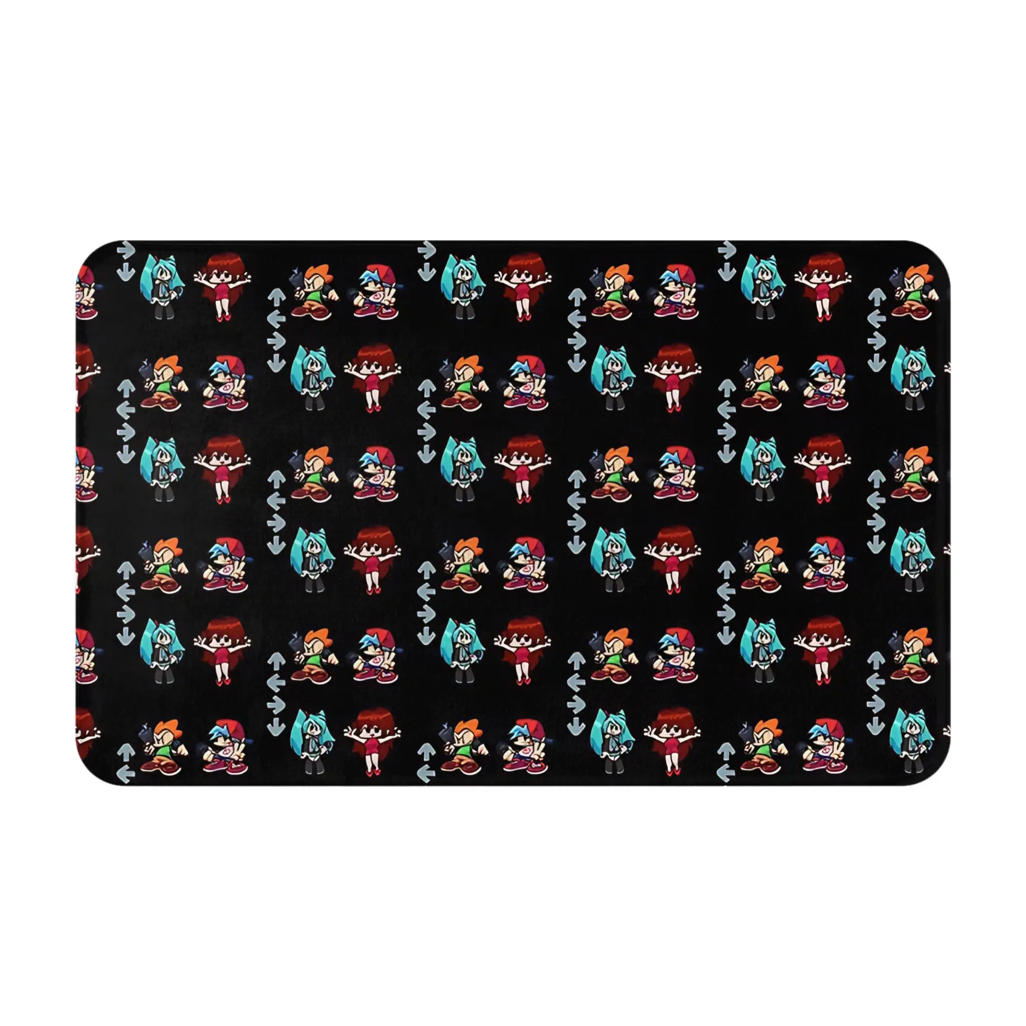 Friday Night Funkin   Characters  Decorations Bedroom Mat FNF Doormat Living Room Carpet Entrance Door Rug Home Decoration