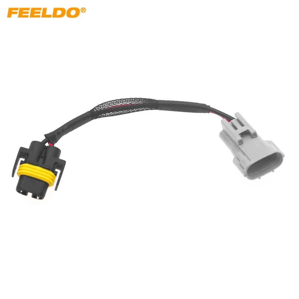 Car Headlight Conversion Adapter Use For Vehicles Equipped OEM Round DDLT004 Xenon Ballast To H11 LED HeadLight Lamp