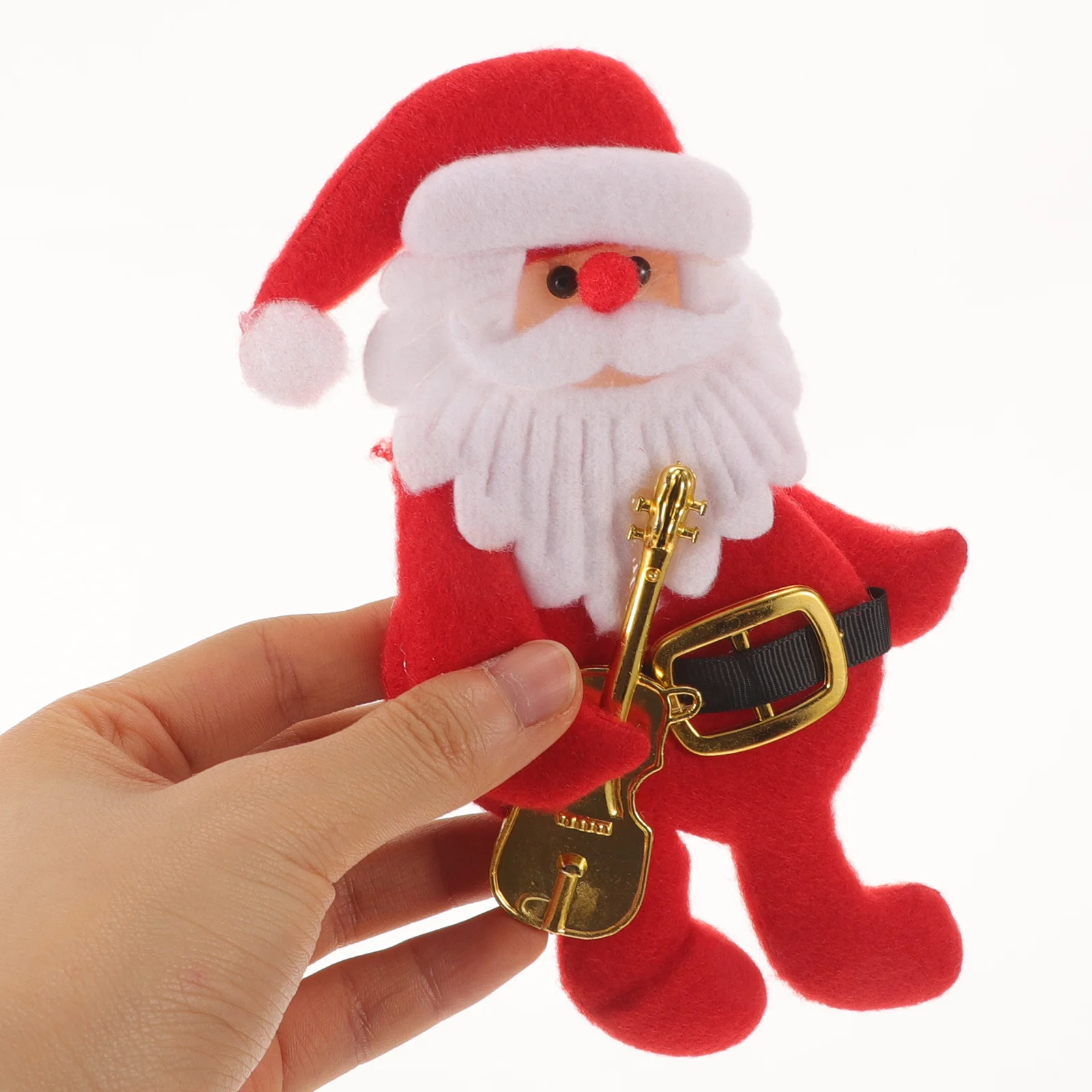 

5pcs Santa Christmas Tree Hanging Christmas Decorations Pendants Cloth Ornaments Red Home Party Gift Decorations