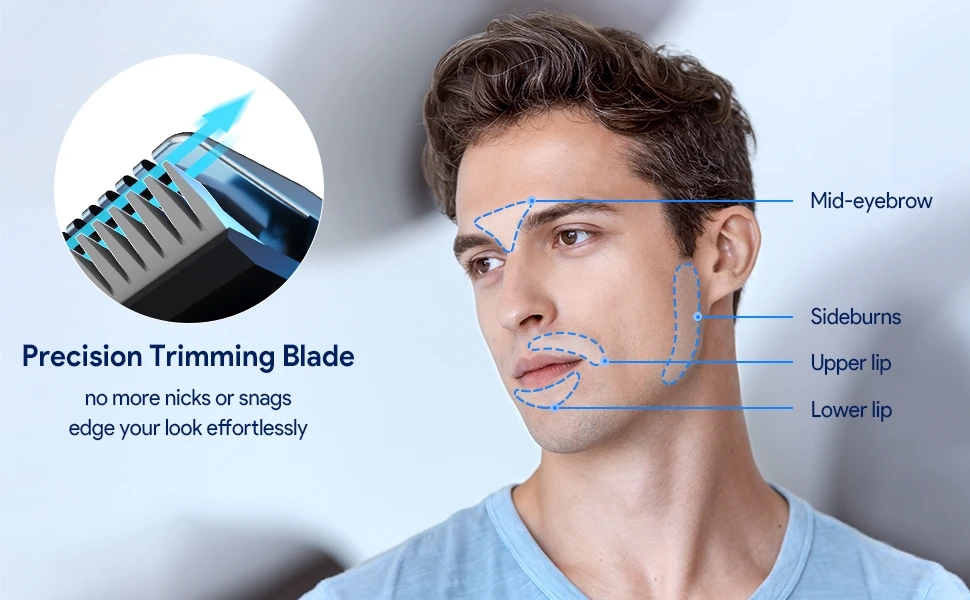 Präzisions-Ersatztrimm-Klinge für OneBlade QP2724, QP2834, QP2620/30, QP2520/30 und Pro-Serie - Einfach zu reinigen – Detail 7