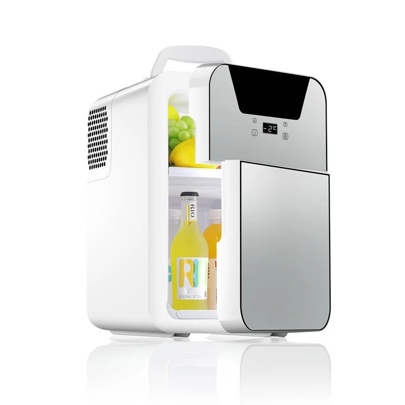 

12 В портативный автомобильный домашний двойного назначения для студенческого макияжа 4 л бесшумный и экологически чистый компрессор для охлаждения небольшой холодильник