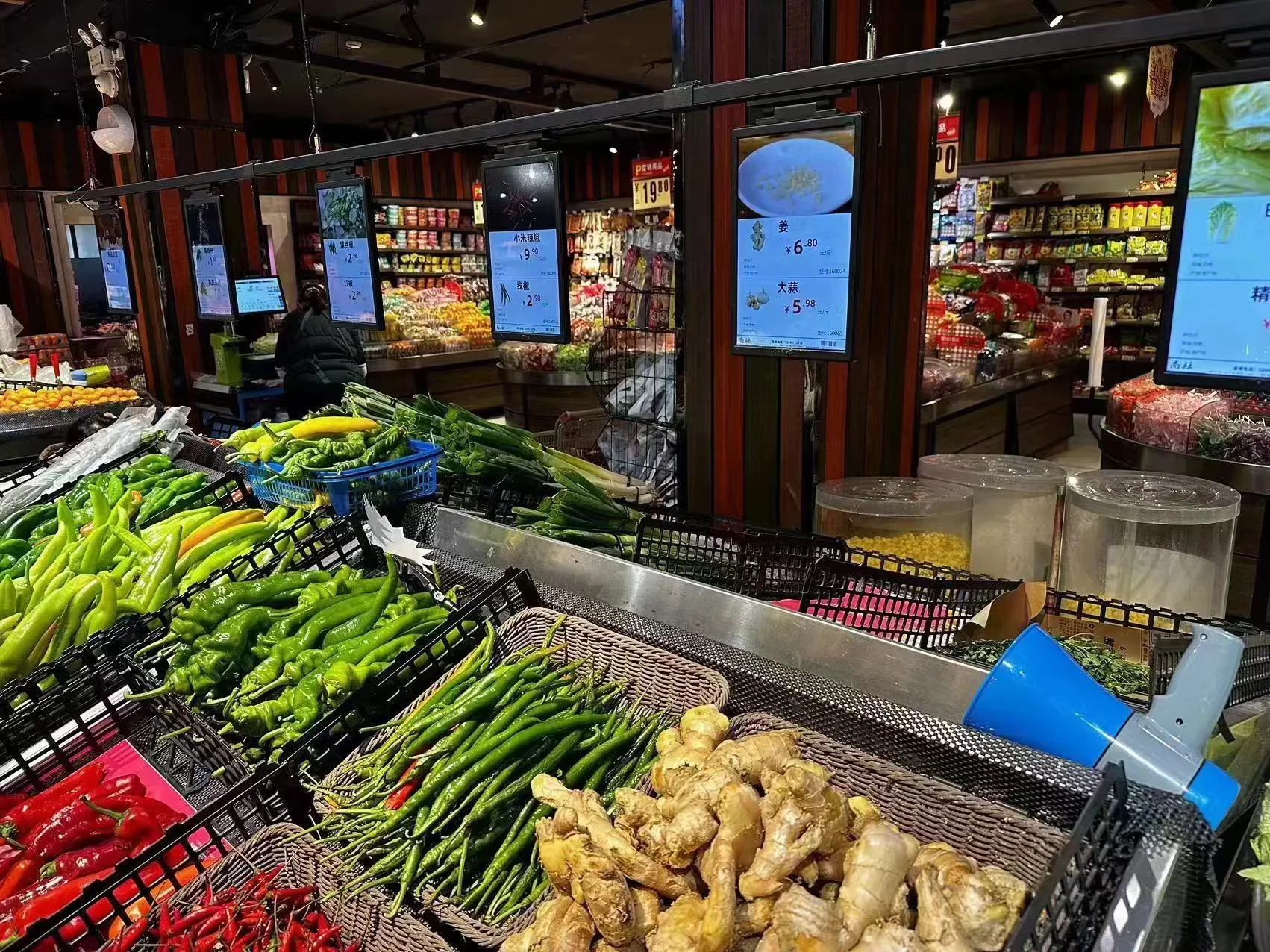 10.1inch digital signage display,Double screen display Supermarket price atag,Media Digital Signage Display screen