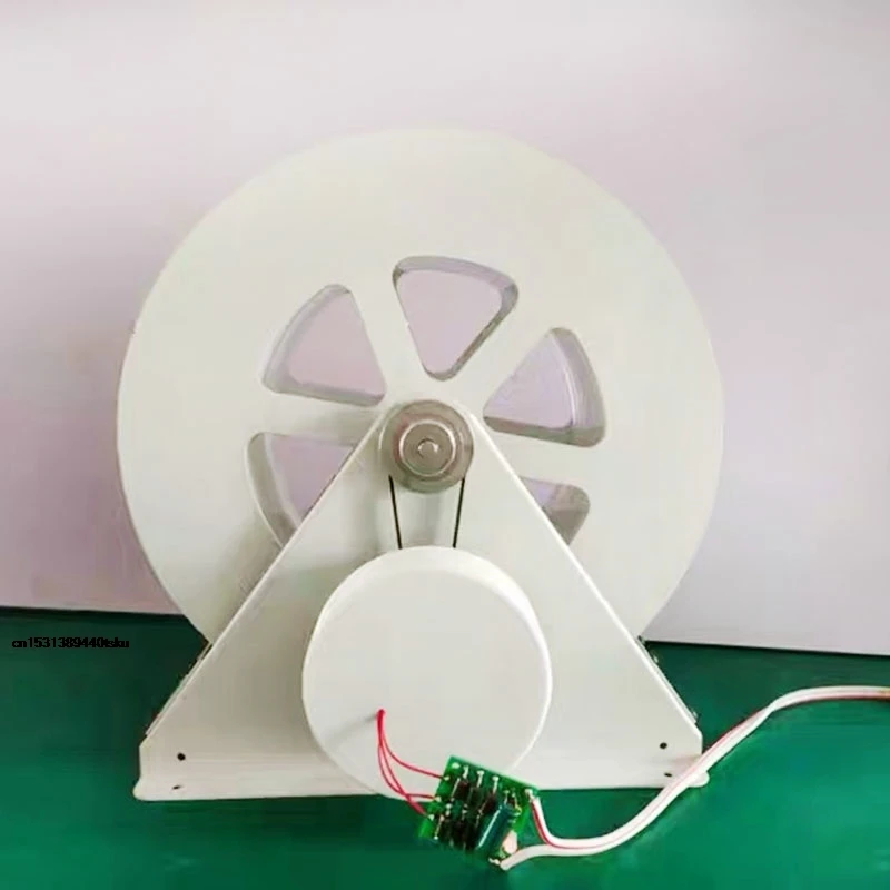 With Voltage Regulator 50W 100W Low Speed Disc Generator Outdoor Wind Water Generator Accessory For Landscape Rockery Decoration