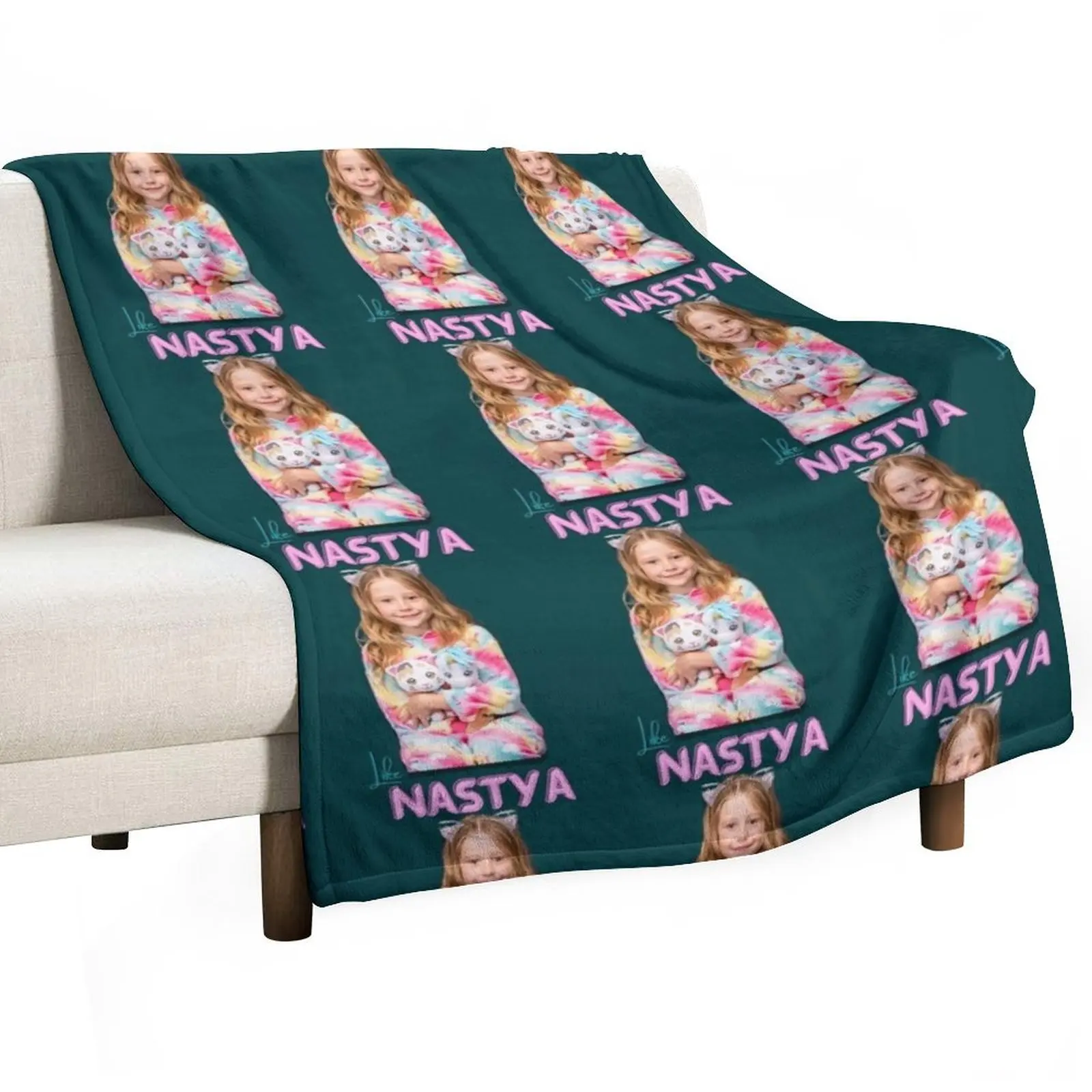 Funny Like Nastya 2022 Throw Blanket Camping Thermal Blankets