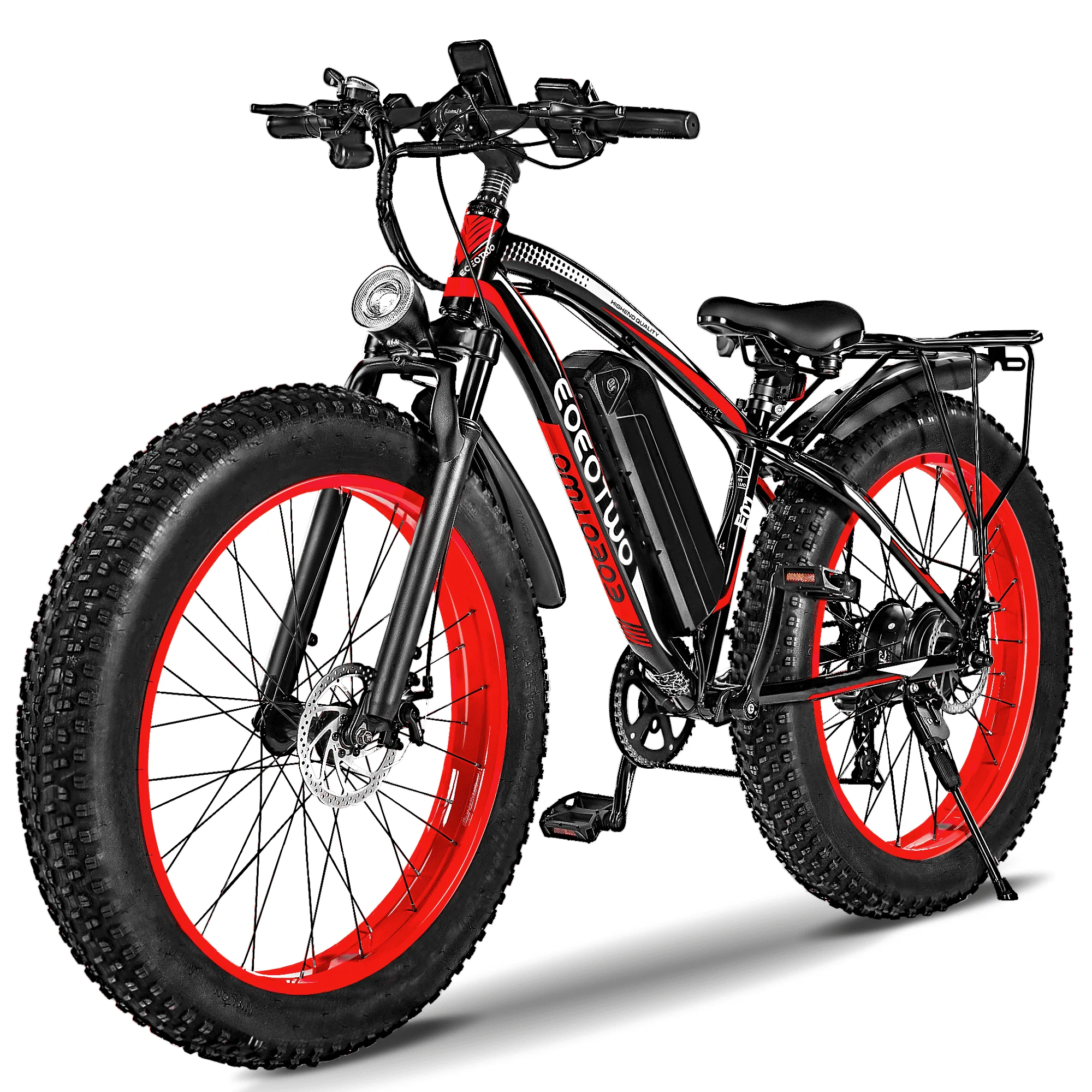 EOEOTWO peak 1500W motor 48V15ah battery Electric Bike Adults 26 inch tire All Terrain E bike 55km/h off road Mountain E-Bike