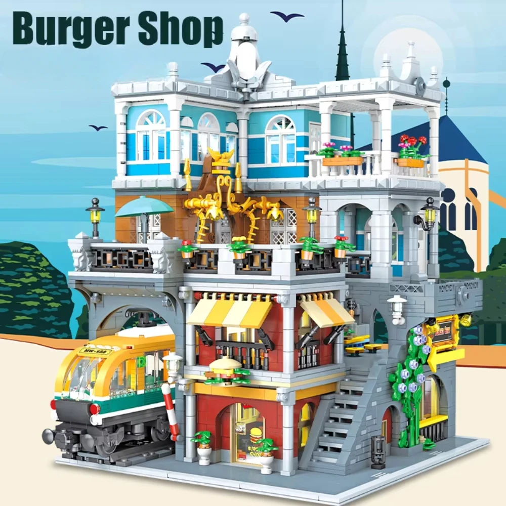 

Вид на город Бумажный магазин Строительные кирпичи Модель дома с подсветкой Сцена метро Сборка игрушки для девочек и взрослых Подарок для рождественских праздников