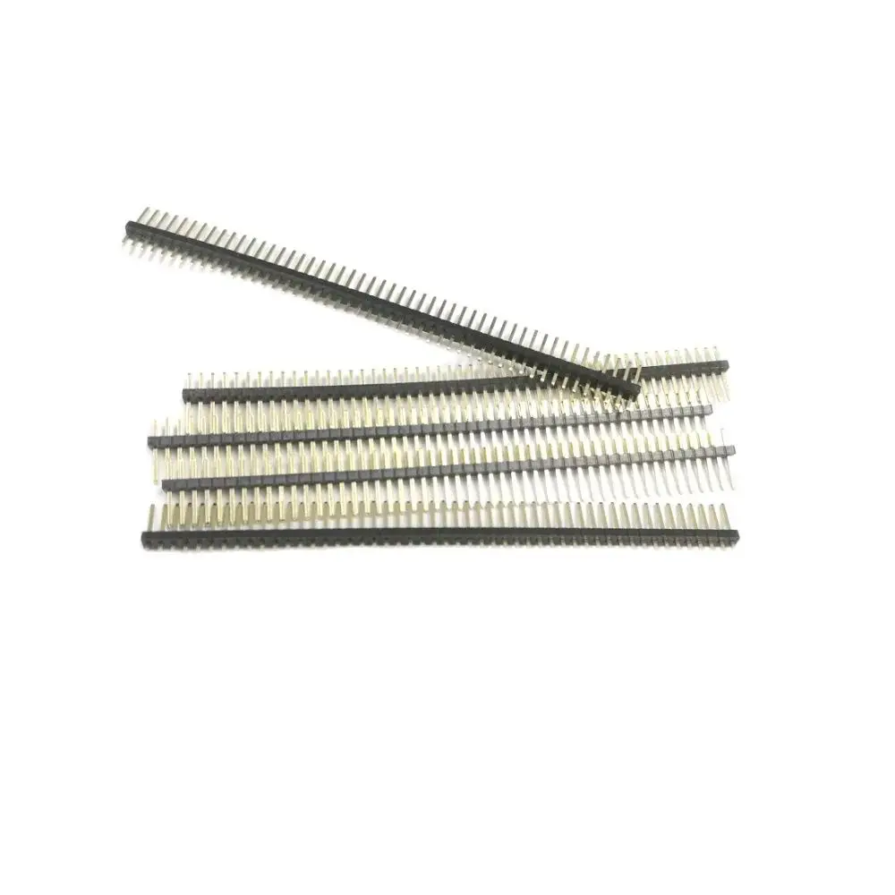 20pcs Single Row Needle 1x50p 50pin Male Header 1.27mm Pitch Straight NEW Wholesale