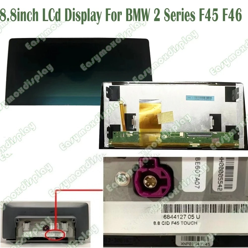 

8,8-дюймовый автомобильный ЖК-дисплей с полным экраном для BMW 2 серии F45 F46, монитор BM 65508797399