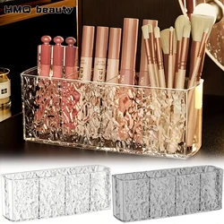 4 Holes Acrylic Cosmetic Makeup Storage Box Transparent Lipstick Brushes Eyebrow Pencil Organizer Large-Capacity Make Up Tools