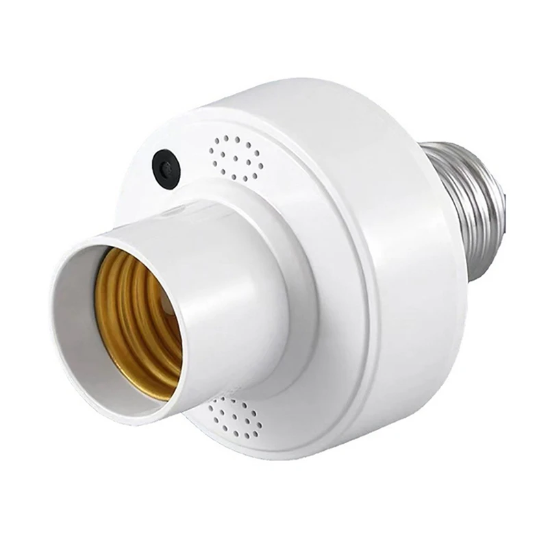 

Wi-Fi умная лампа E27, адаптер для лампы, основание для лампы, функция управления голосом через приложение Smart Life