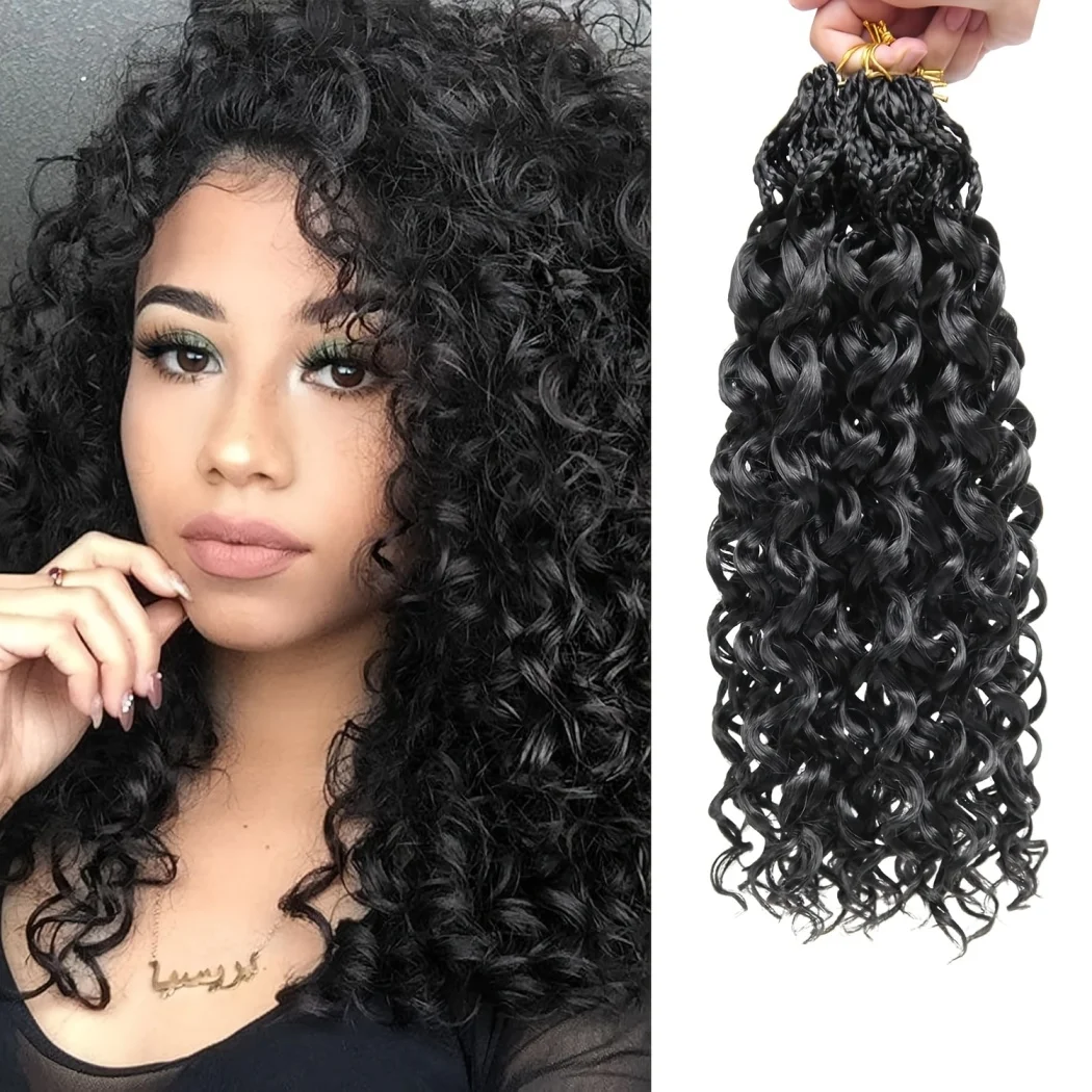 

Наращивание волос Goddess Locs крючком — 14 дюймов, 3 упаковки, предварительно закрученные искусственные локоны в стиле бохо с вьющимися концами для женщин