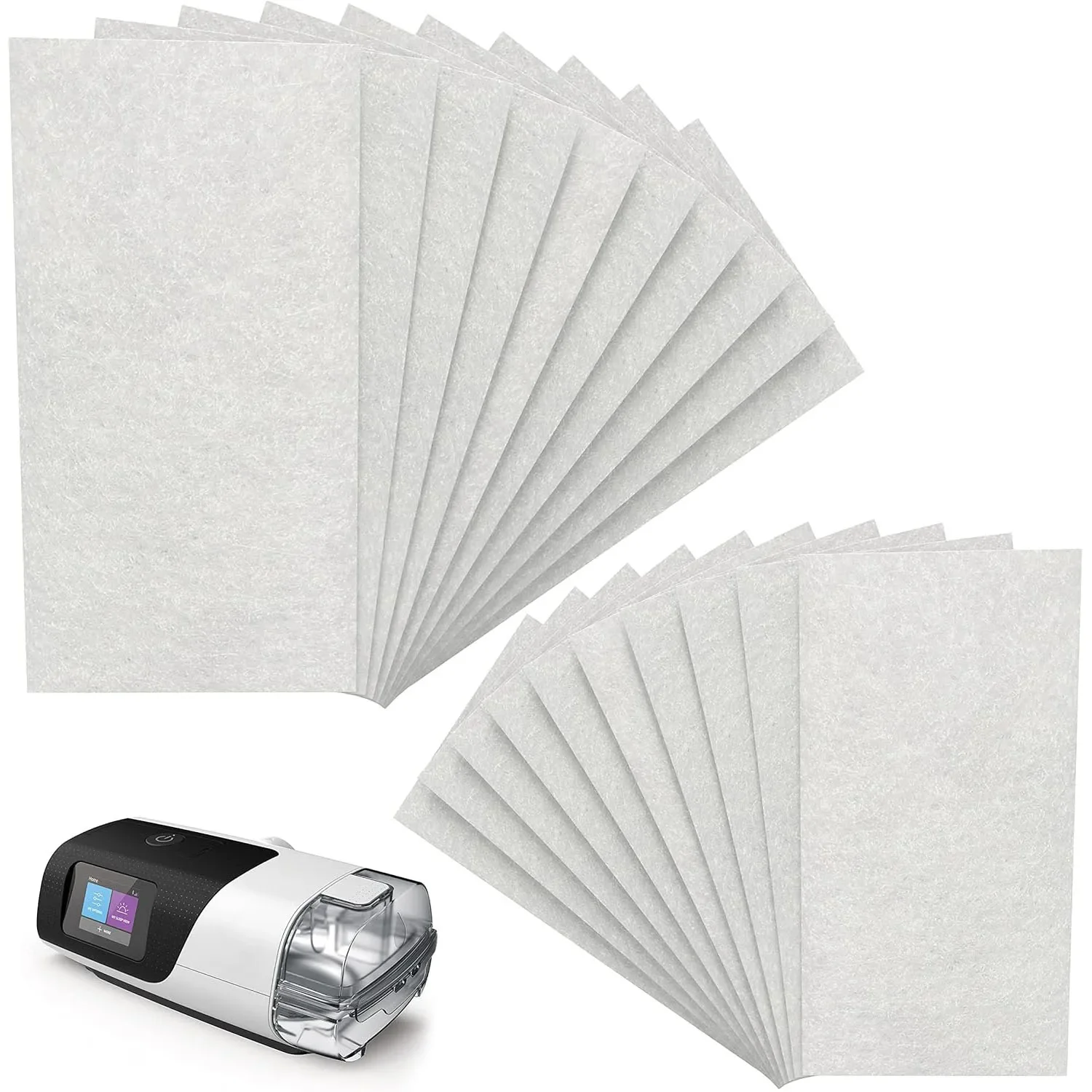 Filtres CPAP compatibles avec ResMed AirSense 11, filtres de remplacement pour Airsense 11 CPAP - Recharges de filtres ultra fins jetables