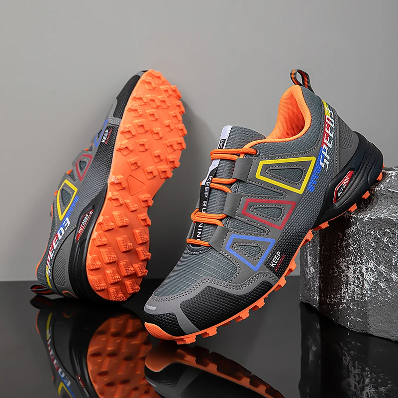 

Men‘s Hiking Shoes 2025 New Large Size To 47# Outdoor Trainers Lace-up Climbing Shoes Women Trekking Anti-slip Running Sneakers