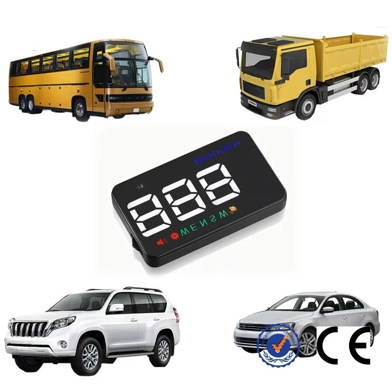 A5 Auto Meter GPS Speedometer HUD Heads-up Display Two Display Mode 3.5 Inch LED Screen 1 Year Warranty Type-C Connection