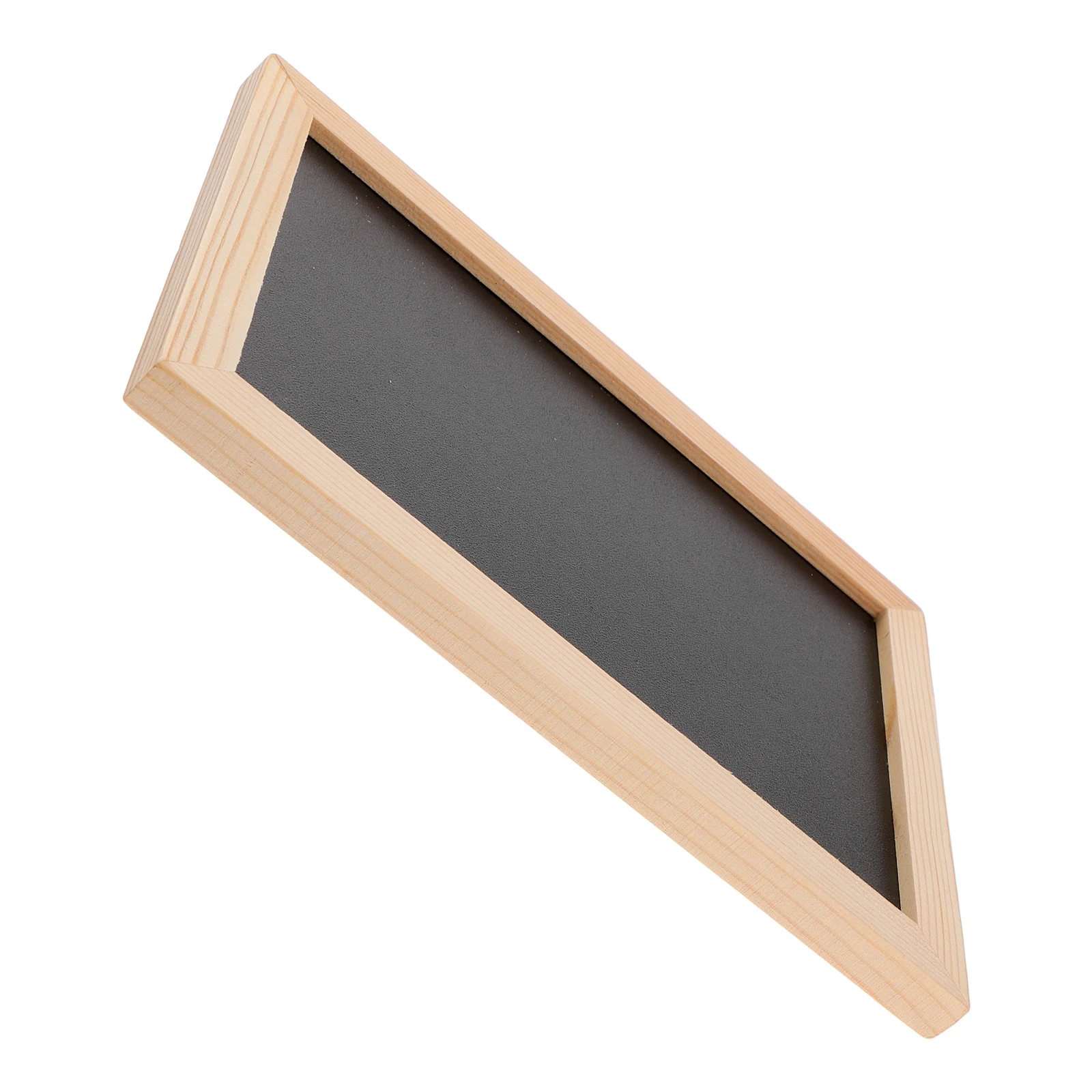 Mini Blackboard Chalkboard Sign Reusable Double Sided Wall Decor Hanging Display Message Board Erasable Notice Tag