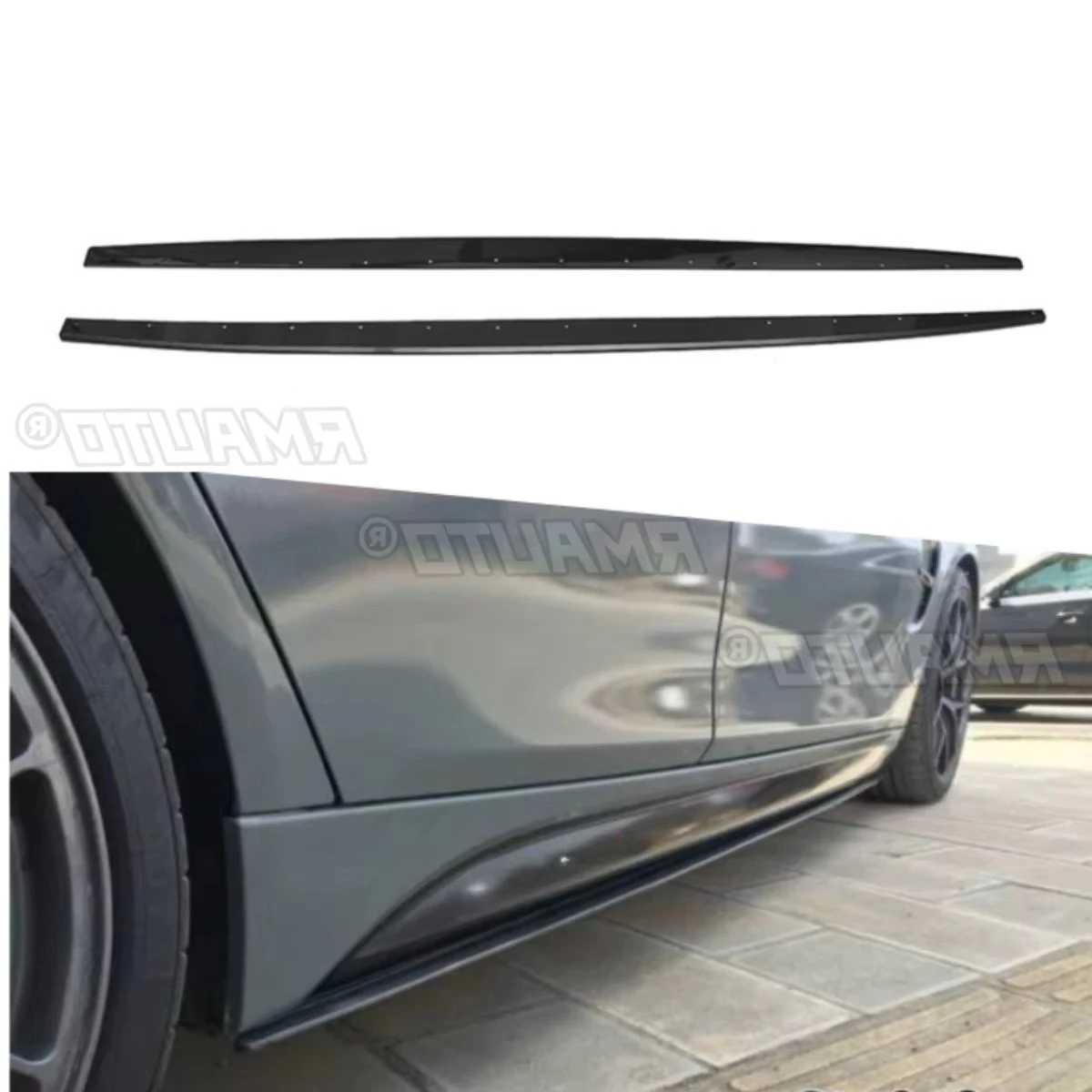 

Для BMW F30 2013-2018 MP Стиль Автомобильная боковая юбка Губный спойлер Расширение Диффузор Защита Автомобильная боковая юбка Сплиттер Фартук Автомобильные аксессуары