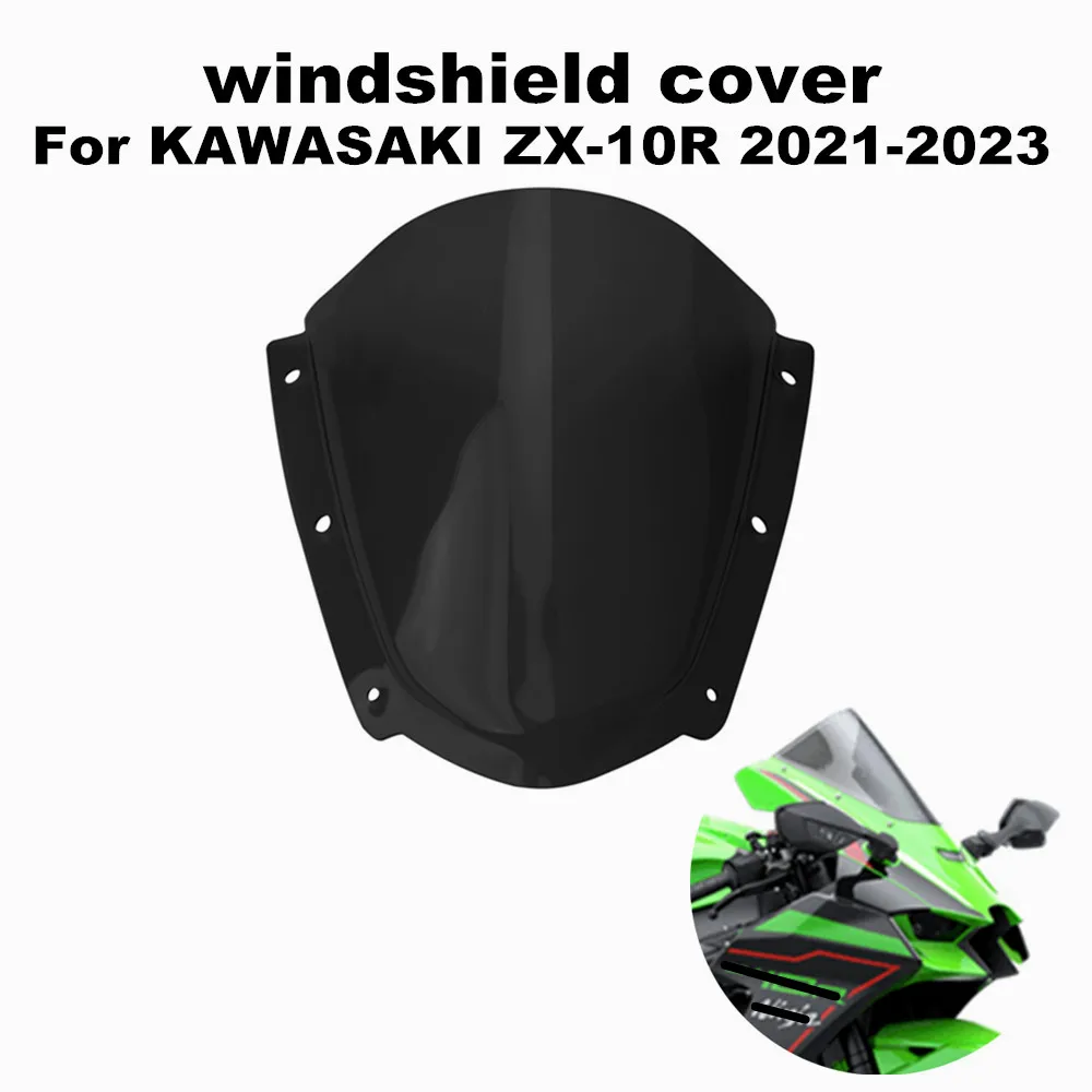 

Suitable for Kawasaki Ninja ZX10R ZX-10R ZX10RR 2021-2023 motorcycle windshields, sunshades, and front windshields