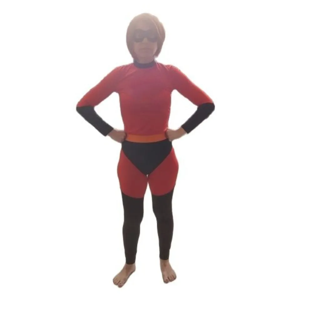 

Adult Kids black red girls catsuit Spandex Zentai Bodysuit Halloween cosplay Costumes Jumpsuit for Party Club Fancy Dress