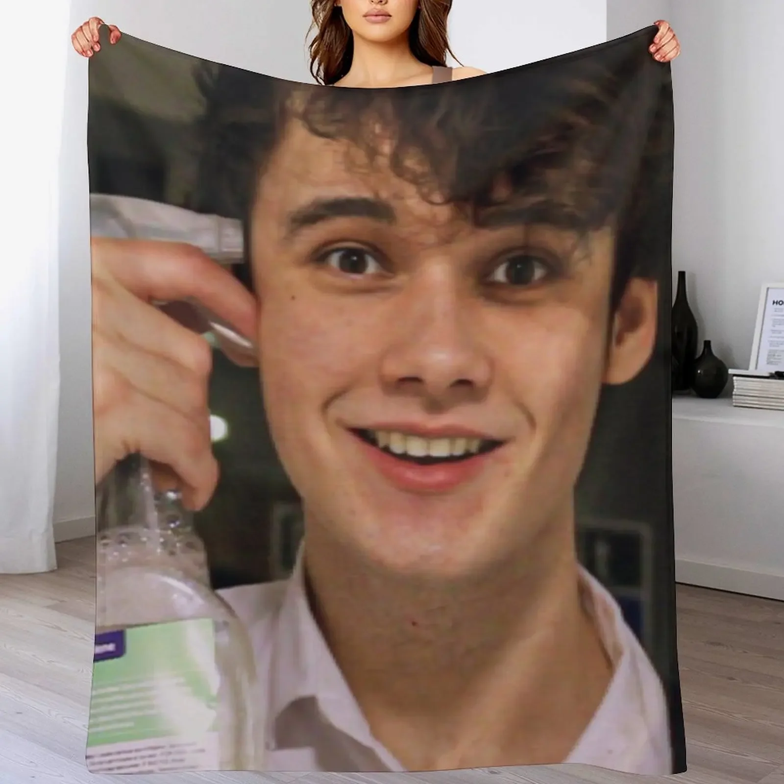 

Wilbur Soot Your New Boyfriend Throw Blanket Lightweight Cozy Blanket for Bed Sofa