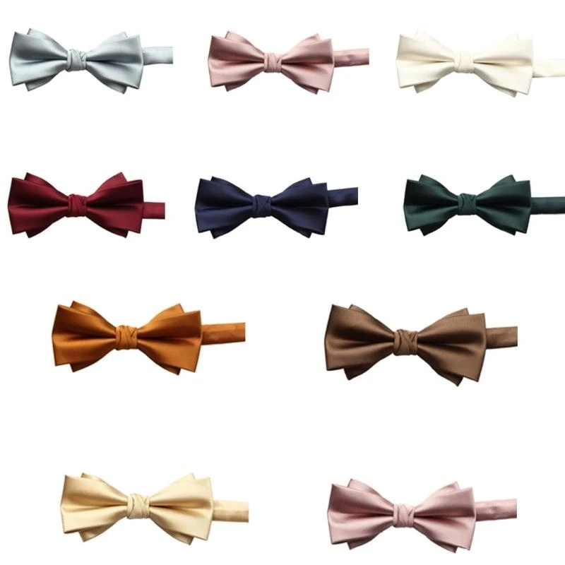 Professional Neck Tie for Men Formal Occasion Necktie Groom Wedding Suit Bowtie
