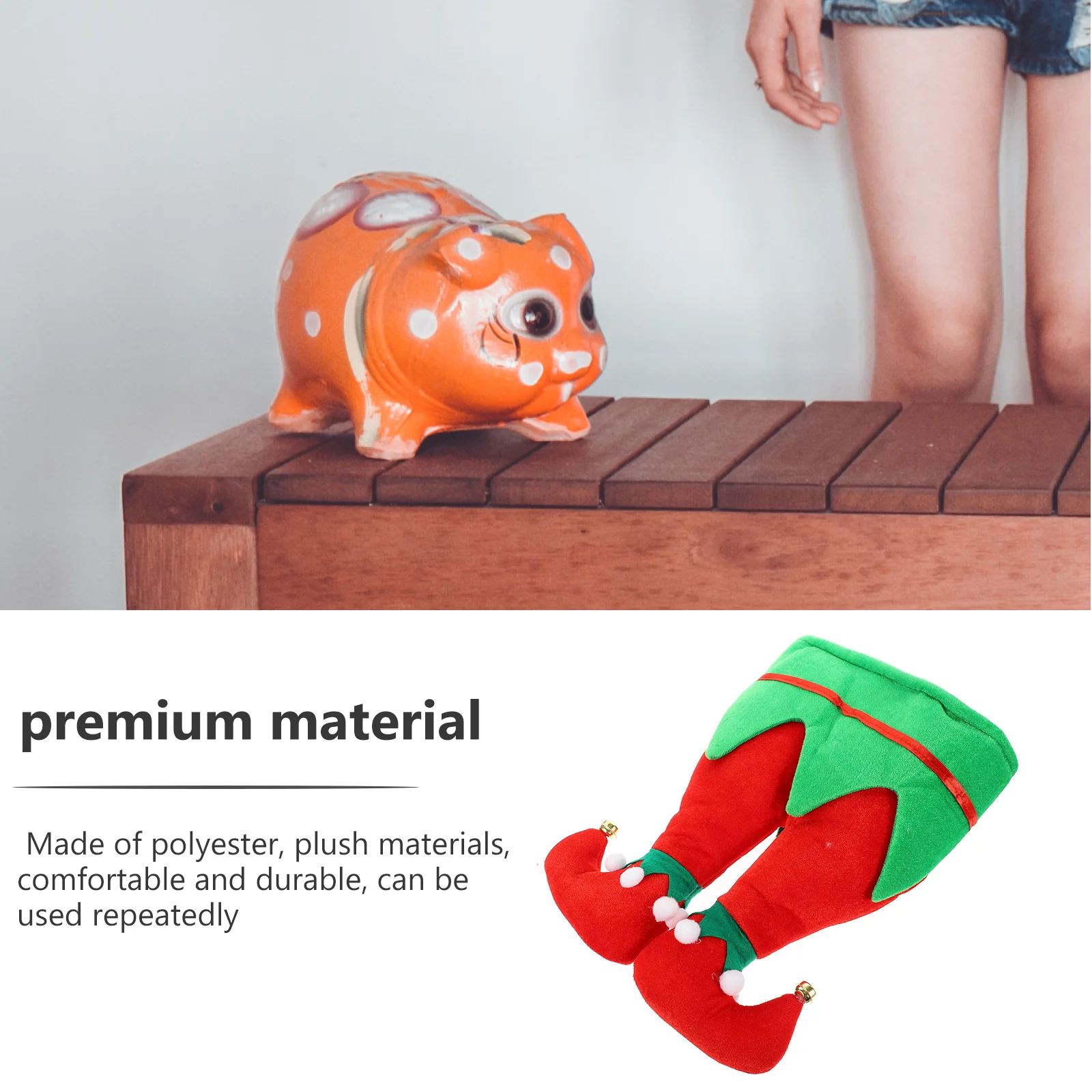 

Christmas Hat Pants Xmas Decoration Gift for Christmas Hat Men Women Reusable Party Cap Santa Style Festive